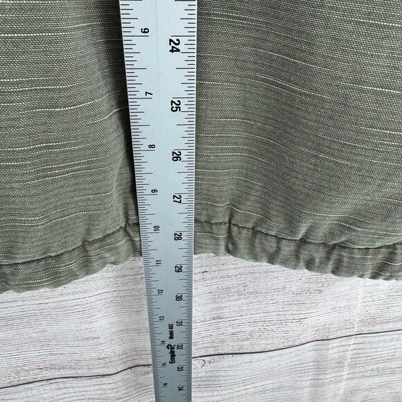 Vintage 90s QuikSilver Sherpa Lined Jacket Shacket Mens XL Green Military Chore - Picture 12 of 13